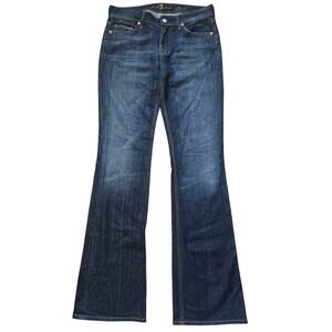 7 For All Mankind Women’s Dark Blue Boot Cut Jeans